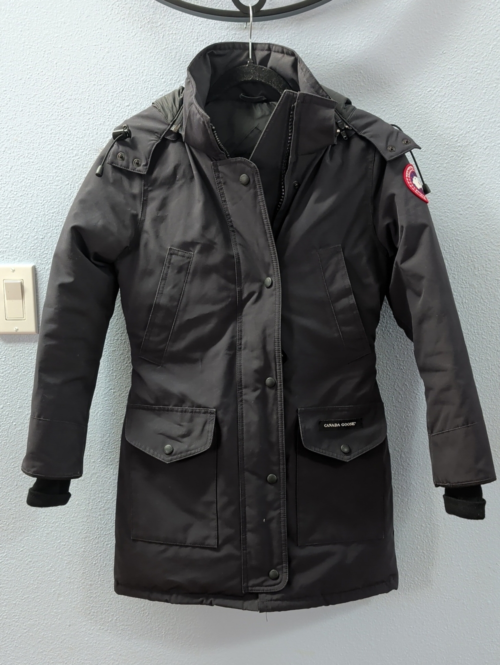 Canada Goose Trillum Fusion Fit Navy Marine 6660LA Women's Long Puffer Parka